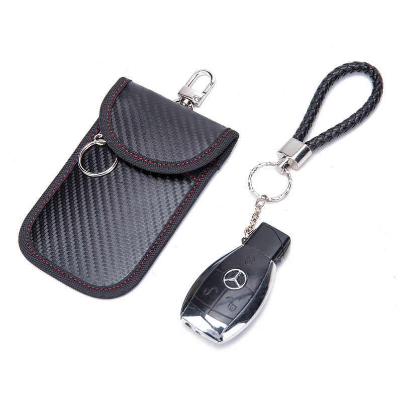Protector antirrobo para llaves y tarjetas de crédito.