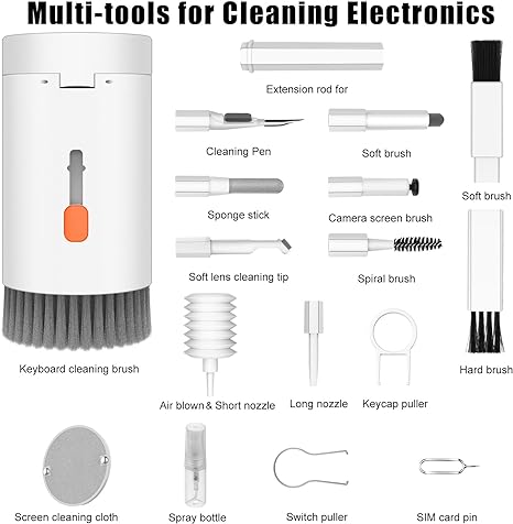Kit de limpieza de escritorio 20 en 1