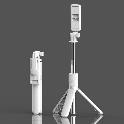 Trípode Selfie stick con control remoto y luz de fondo