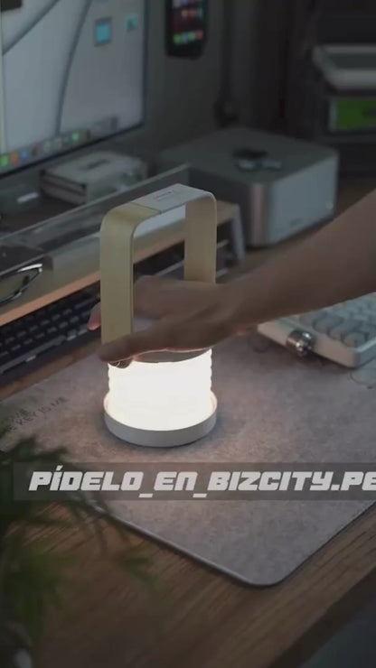 Lámpara de noche plegable