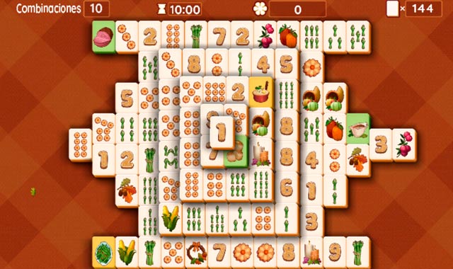 Captura de pantalla de Thanksgiving Mahjong