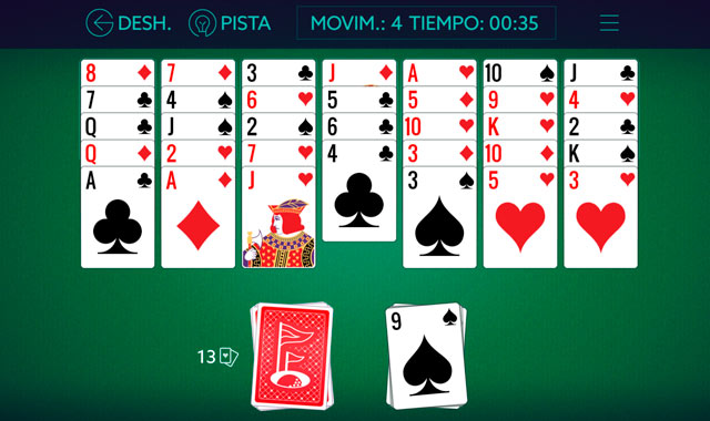 Captura de pantalla de Golf Solitaire