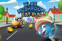 Blue Mushroom Cat Run - Portada oficial